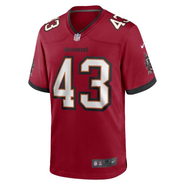 Men's Tampa Bay Buccaneers Patrick Laird Nike Red Game Player Jersey