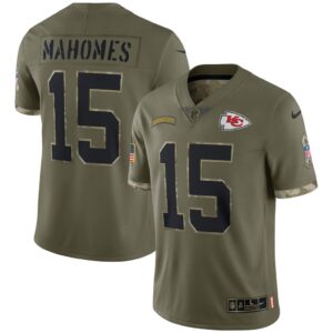 Men's Kansas City Chiefs Nike Olive 2022 Salute To Service Limited Jersey