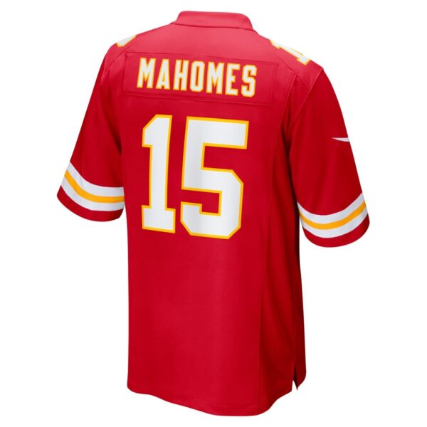 Men's Kansas City Chiefs Patrick Mahomes Nike Red Super Bowl LVII Patch Game Jersey