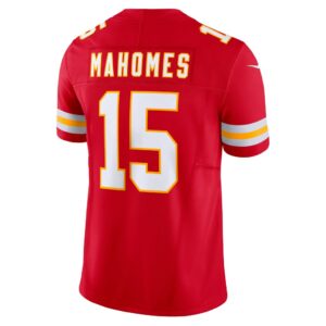 Men's Kansas City Chiefs Patrick Mahomes Nike Red Vapor F.U.S.E. Limited Jersey