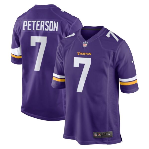 Men's Minnesota Vikings Patrick Peterson Nike Purple Player Game Jersey