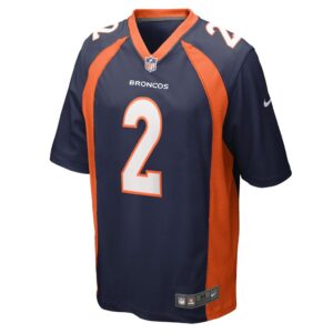 Men's Denver Broncos Patrick Surtain II Nike Navy Home Game Player Jersey