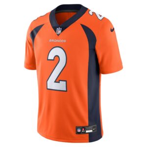 Men's Denver Broncos Patrick Surtain II Nike Orange Vapor Untouchable Limited Jersey