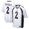 Men's Denver Broncos Patrick Surtain II Nike White Game Jersey