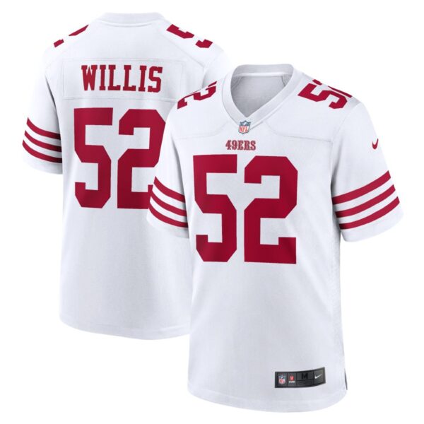 Men's San Francisco 49ers Patrick Willis Nike White Retired Player Game Jersey