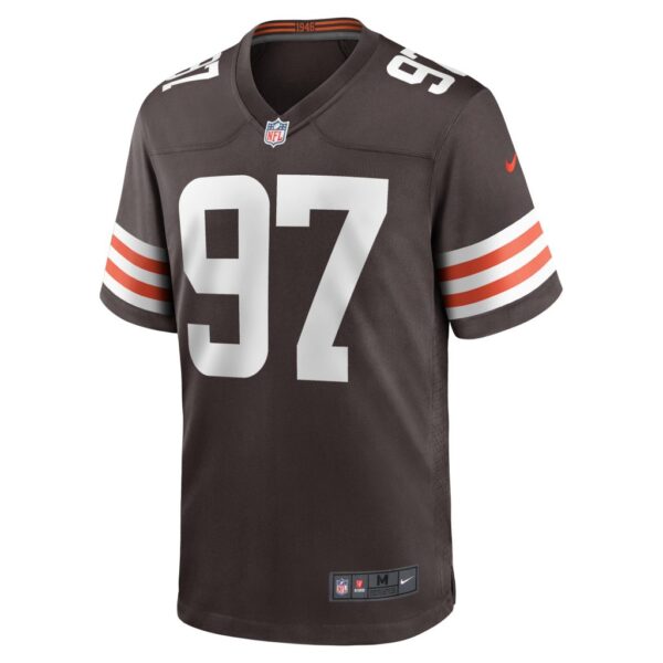 Men's Cleveland Browns Perrion Winfrey Nike Brown Game Player Jersey