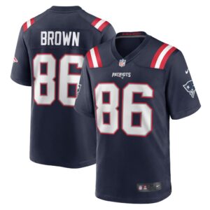 Pharaoh Brown New England Patriots Nike Team Game Jersey - Navy