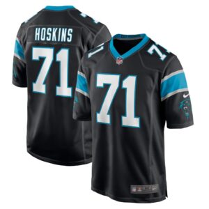 Men's Carolina Panthers Phil Hoskins Nike Black Game Jersey