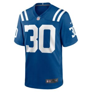 Men's Indianapolis Colts Phillip Lindsay Nike Royal Game Player Jersey