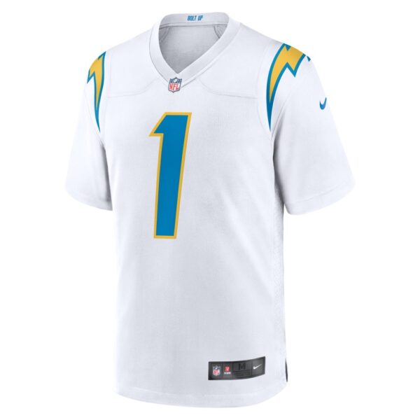 Men's Los Angeles Chargers Quentin Johnston Nike White Away Game Jersey