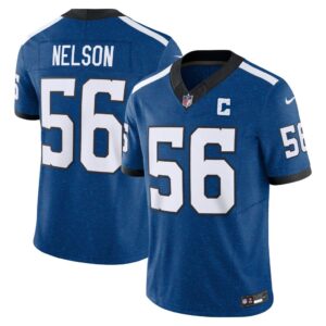 Quenton Nelson Indianapolis Colts Nike Vapor F.U.S.E. Limited Jersey - Blue