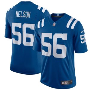 Men's Nike Quenton Nelson Royal Indianapolis Colts Vapor Limited Jersey