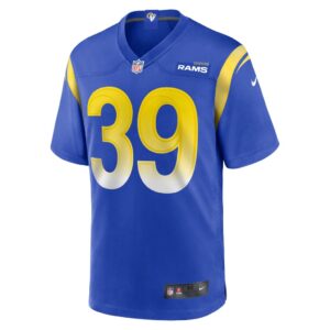 Men's Los Angeles Rams Quindell Johnson Nike Royal Home Game Jersey