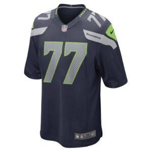 Men's Seattle Seahawks Quinton Jefferson Nike College Navy Game Player Jersey