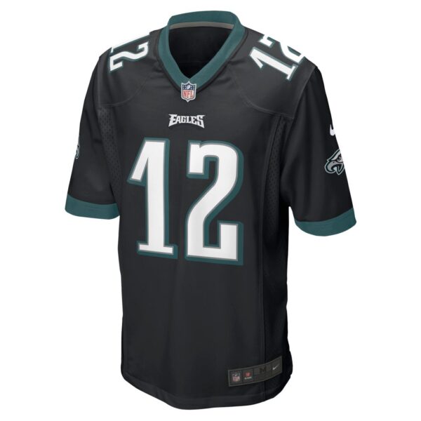 Men's Philadelphia Eagles Randall Cunningham Nike Black Retired Player Alternate Game Jersey