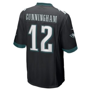 Men's Philadelphia Eagles Randall Cunningham Nike Black Retired Player Alternate Game Jersey