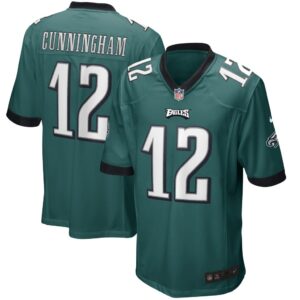 Men's Philadelphia Eagles Randall Cunningham Nike Midnight Green Game Retired Player Jersey