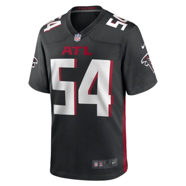 Men's Atlanta Falcons Rashaan Evans Nike Black Game Player Jersey