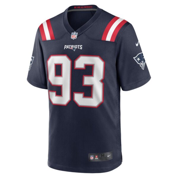 Men's New England Patriots Richard Seymour Nike Navy Retired Player Game Jersey