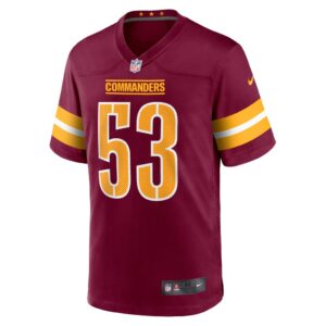 Men's Washington Commanders Ricky Stromberg Nike Burgundy Team Game Jersey