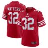 Men's San Francisco 49ers Ricky Watters Nike Scarlet Retired Player Game Jersey