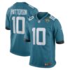 Men's Jacksonville Jaguars Riley Patterson Nike Teal Game Player Jersey