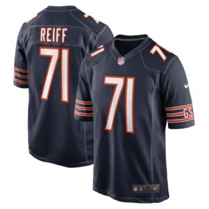 Men's Chicago Bears Riley Reiff Nike Navy Game Player Jersey