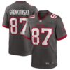 Men's Nike Rob Gronkowski Pewter Tampa Bay Buccaneers Alternate Game Jersey