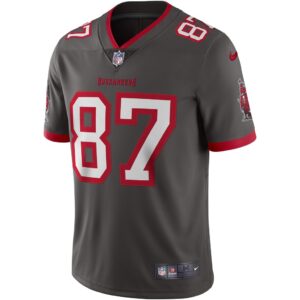 Men's Nike Rob Gronkowski Pewter Tampa Bay Buccaneers Alternate Vapor Limited Jersey