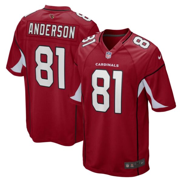 Men's Arizona Cardinals Robbie Anderson Nike Cardinal Game Player Jersey