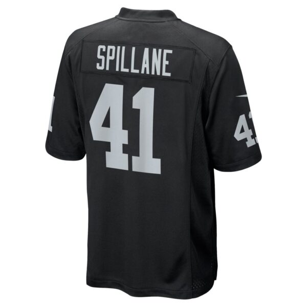 Robert Spillane Las Vegas Raiders Nike Game Player Jersey - Black