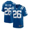 Men's Indianapolis Colts Rodney McLeod Nike Royal Player Game Jersey