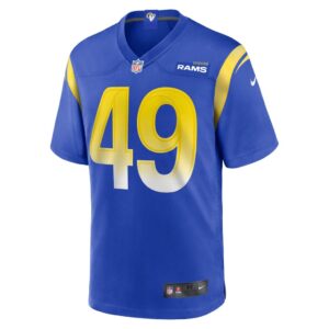 Men's Los Angeles Rams Roger Carter Jr. Nike Royal Game Player Jersey