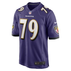 Men's Nike Ronnie Stanley Purple Baltimore Ravens Game Jersey