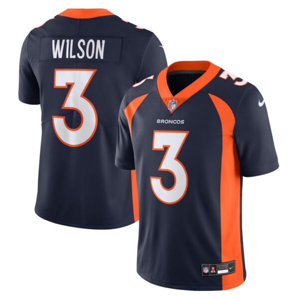 Men's Denver Broncos Russell Wilson Nike Navy Vapor Untouchable Limited Jersey