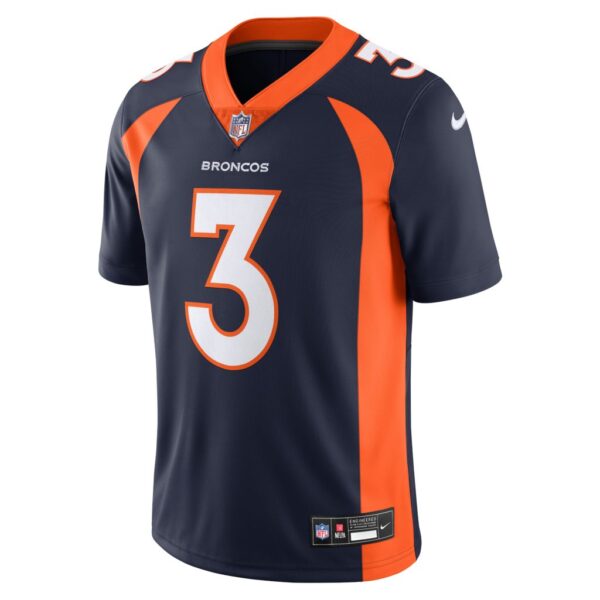 Men's Denver Broncos Russell Wilson Nike Navy Vapor Untouchable Limited Jersey