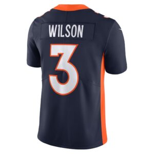 Men's Denver Broncos Russell Wilson Nike Navy Vapor Untouchable Limited Jersey