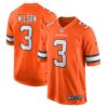 Men's Denver Broncos Russell Wilson Nike Orange Alternate Game Jersey