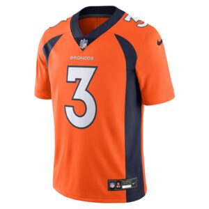 Men's Denver Broncos Russell Wilson Nike Orange Vapor Untouchable Limited Jersey