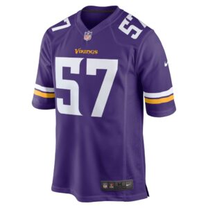 Men's Minnesota Vikings Ryan Connelly Nike Purple Game Jersey