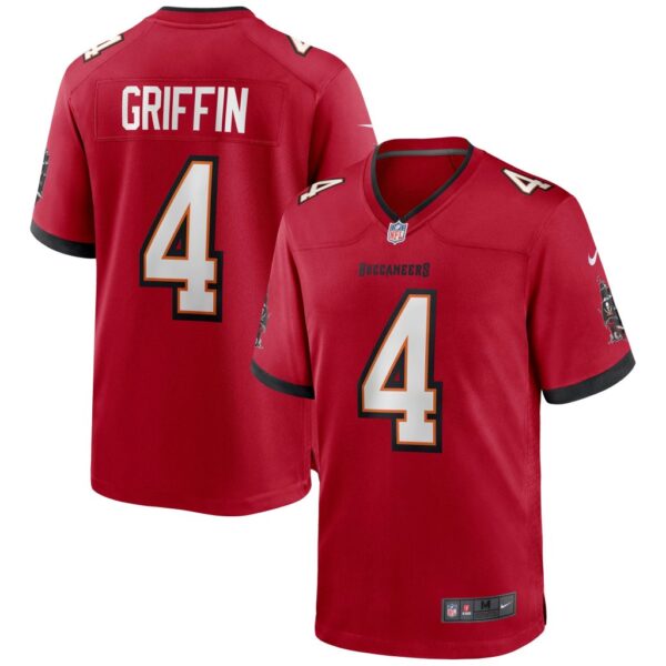 Men's Tampa Bay Buccaneers Ryan Griffin Nike Red Game Jersey