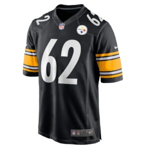 Men's Pittsburgh Steelers Ryan McCollum Nike Black Game Player Jersey