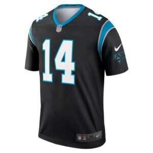 Men's Carolina Panthers Sam Darnold Nike Black Legend Jersey