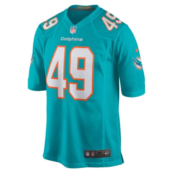 Men's Miami Dolphins Sam Eguavoen Nike Aqua Game Jersey