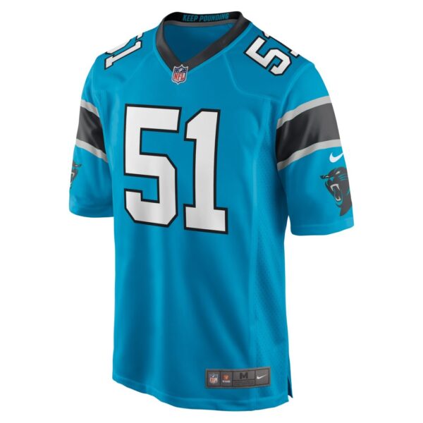 Men's Carolina Panthers Sam Mills Nike Blue Retired Player Jersey