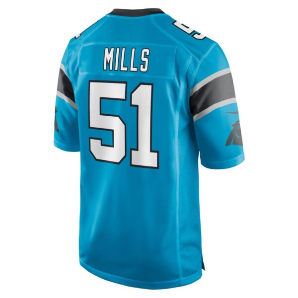 Men's Carolina Panthers Sam Mills Nike Blue Retired Player Jersey