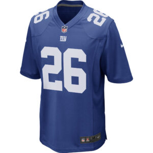 Men's Nike Saquon Barkley New York Giants Game Player Jersey