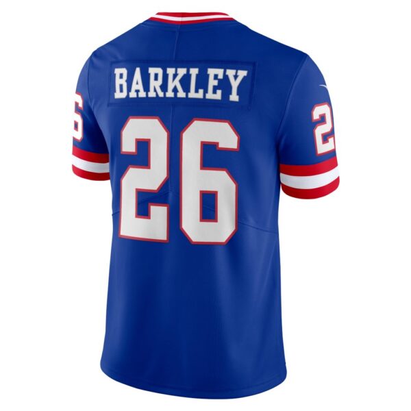 Men's New York Giants Saquon Barkley Nike Royal Classic Vapor Limited Player Jersey