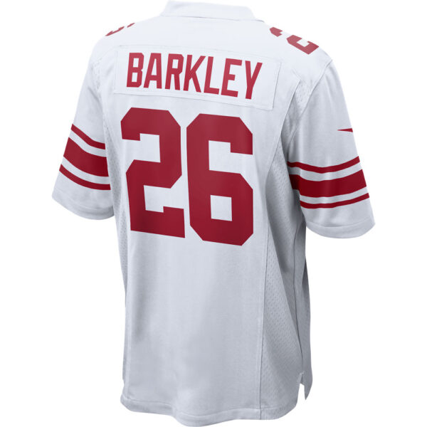 Men's Nike Saquon Barkley White New York Giants Game Jersey