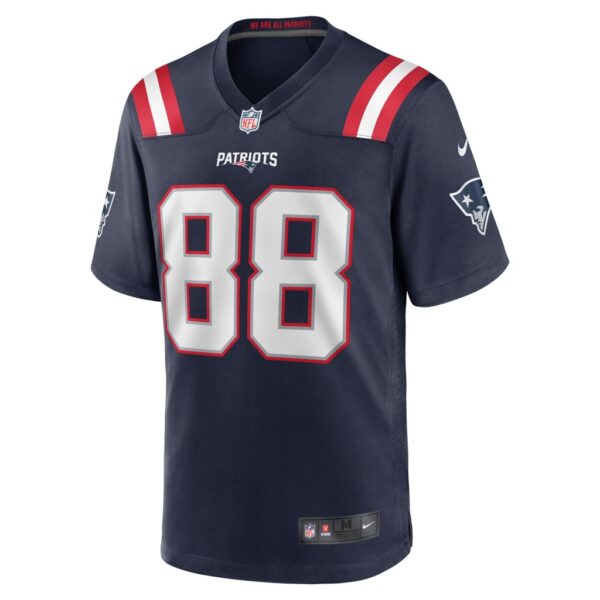 Men's New England Patriots Scotty Washington Nike Navy Home Game Player Jersey